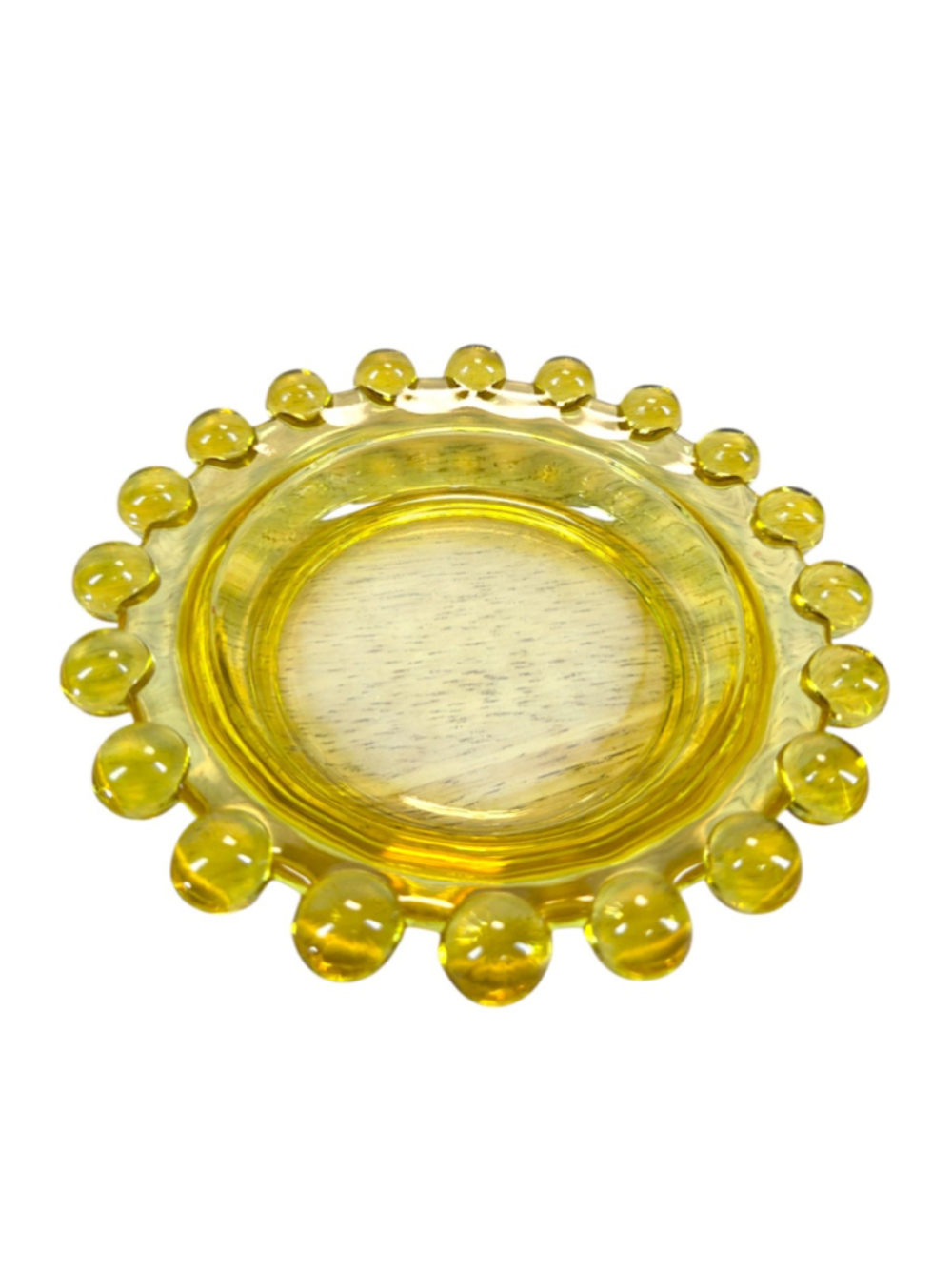 Vintage Imperial Glass Candlewick 400/133 Sunshine Yellow 5" Ashtray – MCM